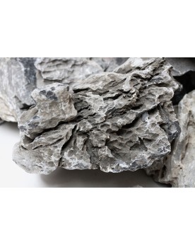 Pierres Seiryu gris clair a noir pour aquarium