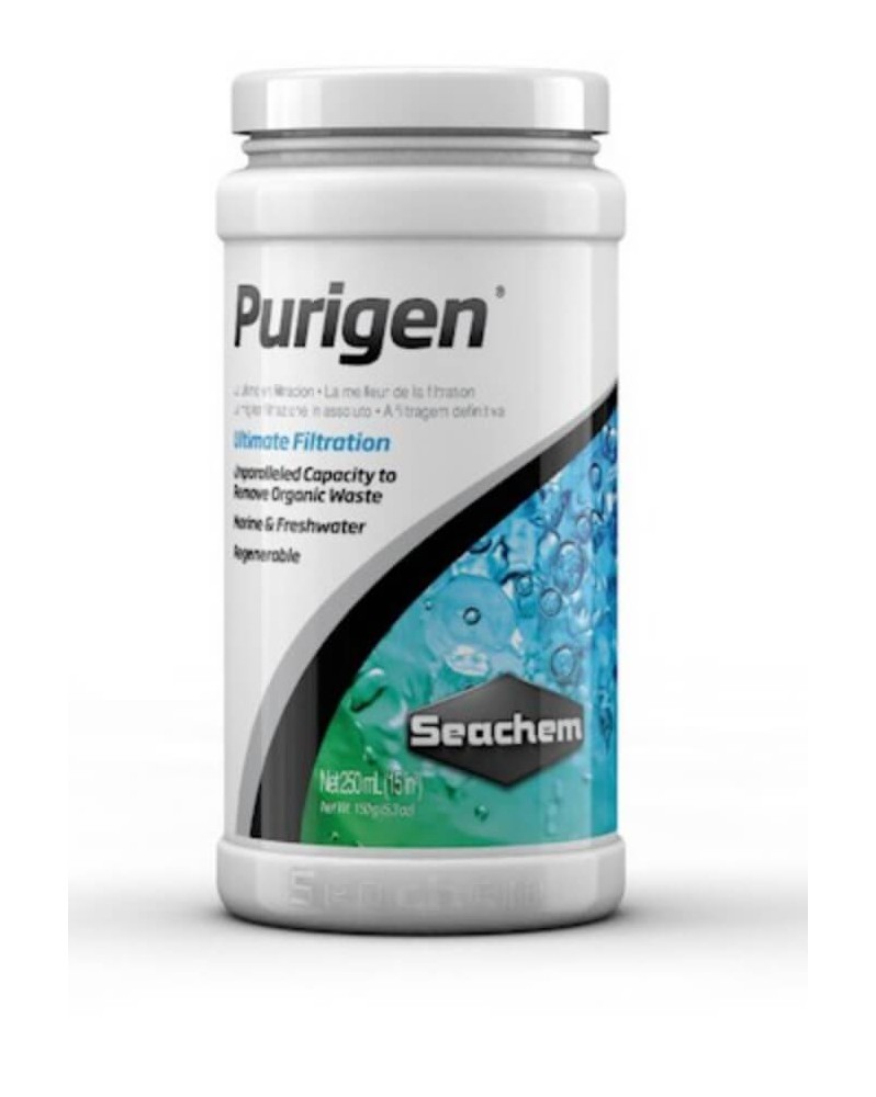 Purigen adsorbant filtration aquarium