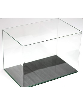 Aquarium Cubic Blau verre float coins arrondis