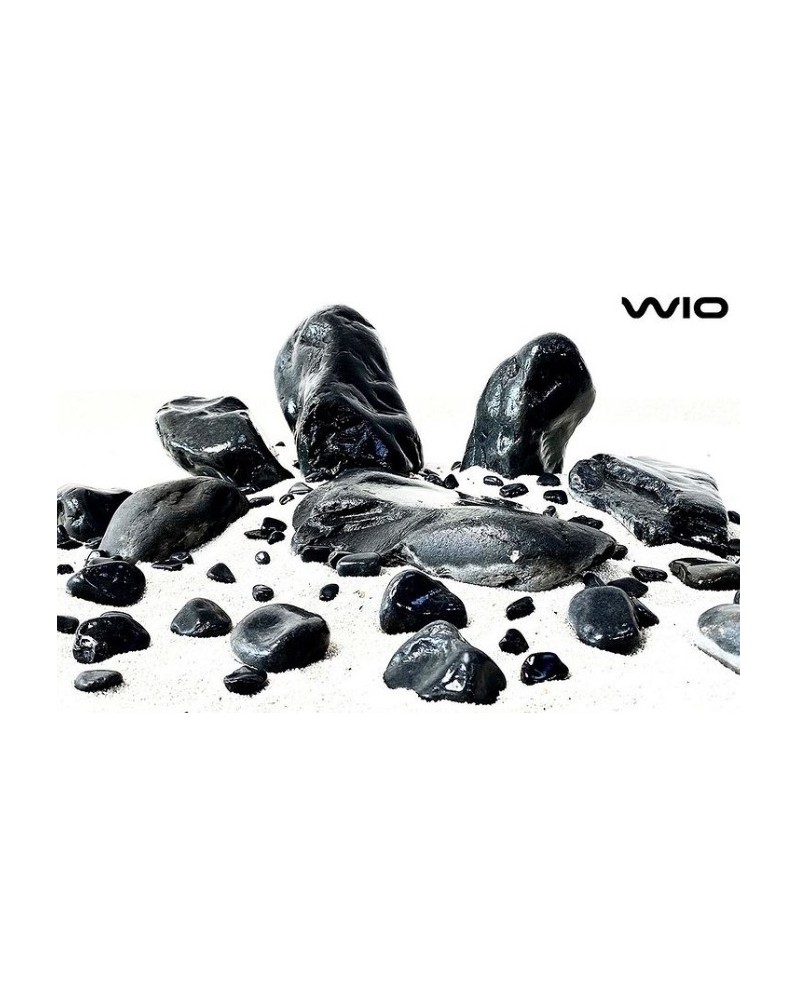WIO Black Venom Nano Boulder S galets noirs surface lisse