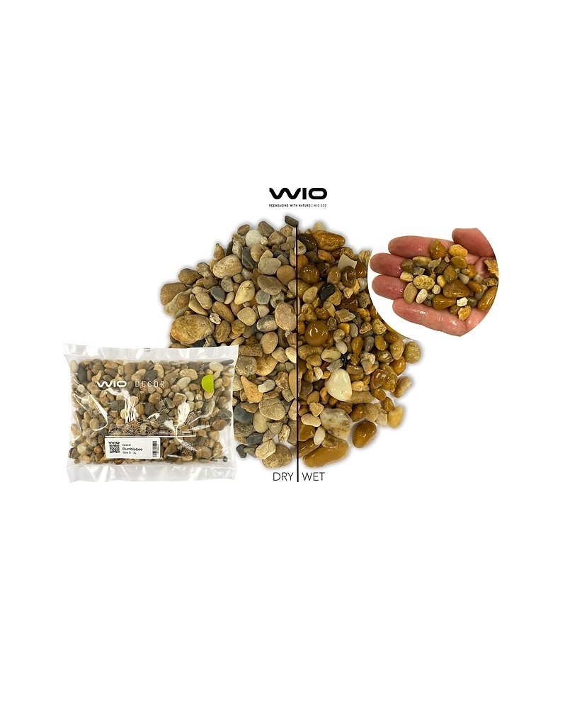 Gravier ocre jaunatre - sachet 2kg