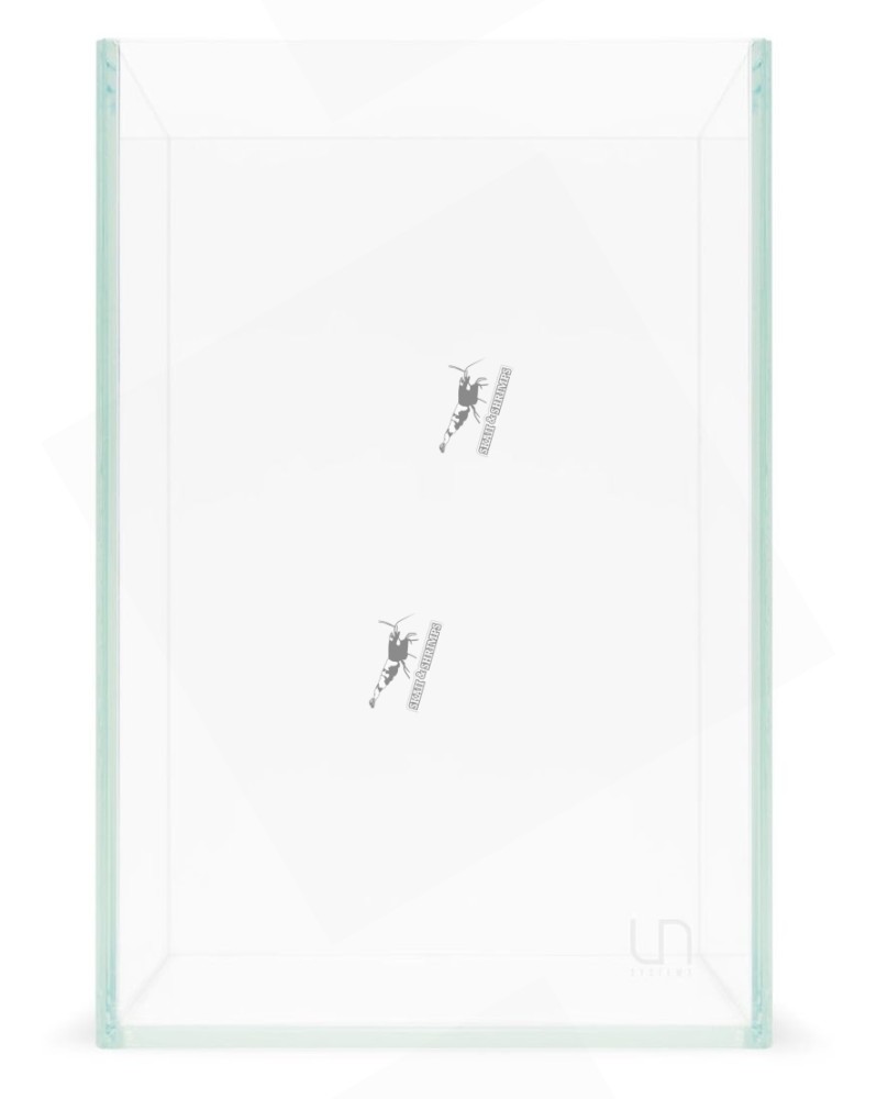 Aquarium UNS 16T verre extra clair 16x16x24 cm