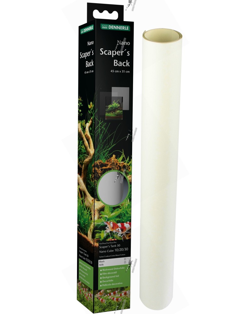Film arriere Dennerle Scapers 55L couleur MILK