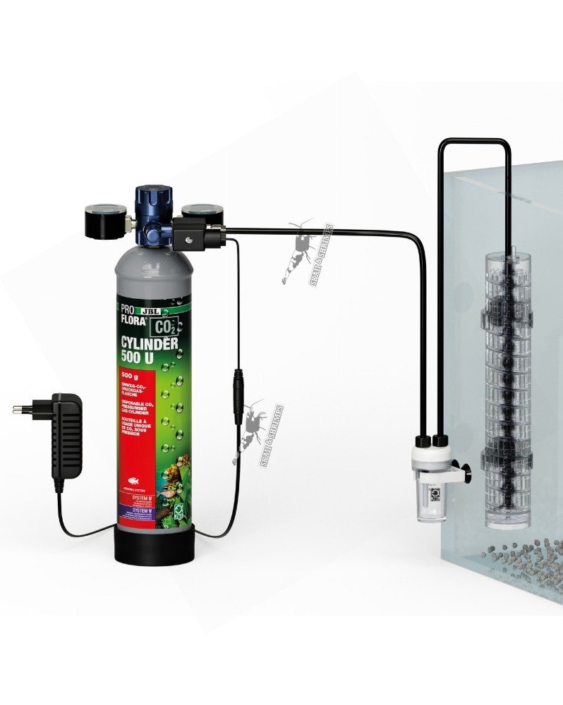Kit fertilisation CO2 500 g avec accessoires