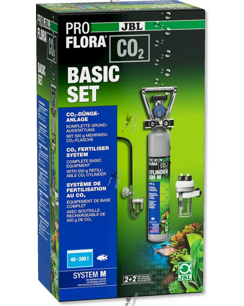 Kit CO2 500 g complet pour aquarium 40-300 L