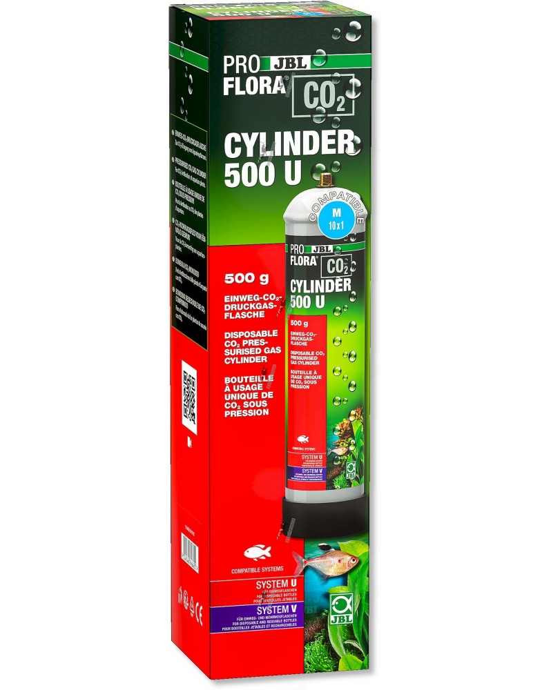 Bouteille CO2 500g recyclable avec filetage M10x1