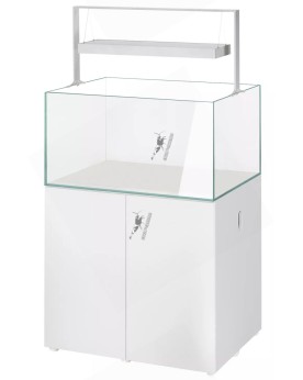 Aquael Ultrascape 90 Snow KIT complet aquarium et meuble