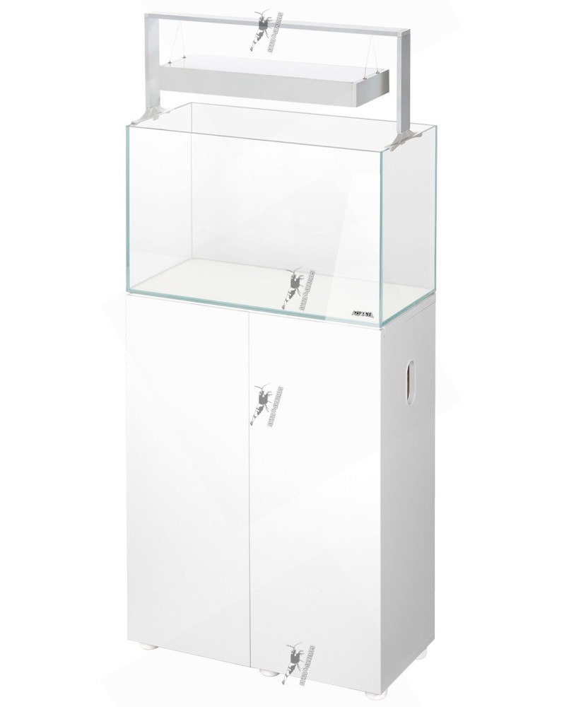 Aquael Ultrascape 60 Snow kit complet avec eclairage