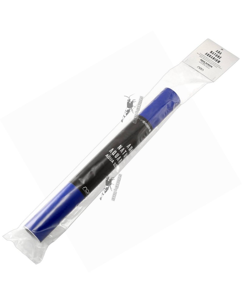 Film bleu opaque auto adhesif pour arriere aquarium