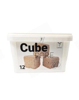 CubePore materiau filtrant ceramique 4x4x4 cm