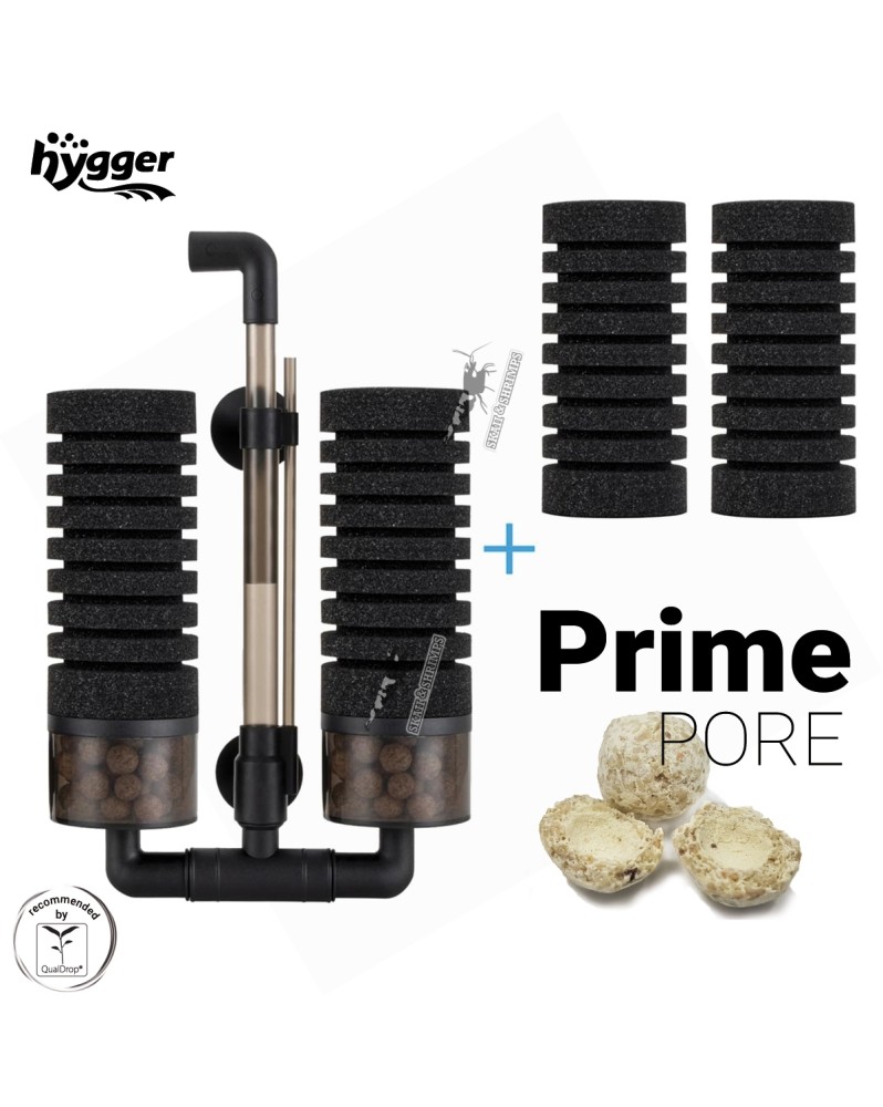 Filtre a exhausteur Hygger avec mousses