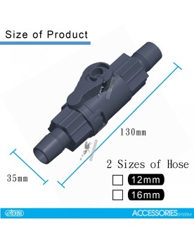 Robinet ISTA reglable pour tuyaux 12/16 mm
