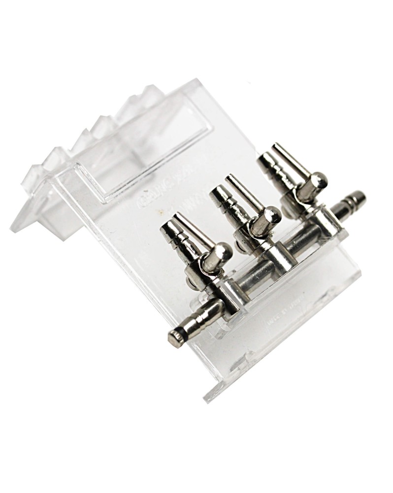 Robinet metal 3 voies avec accroche pour aquarium