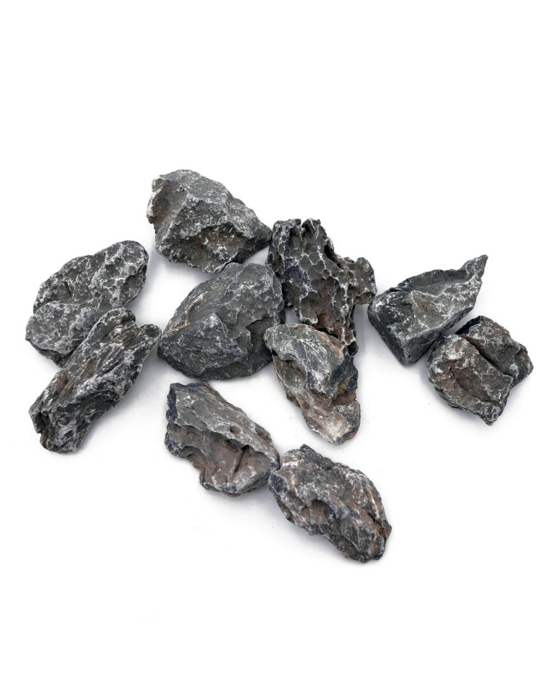 Lot 10 Seiryu stones XS 1 a 3 cm pierres grises