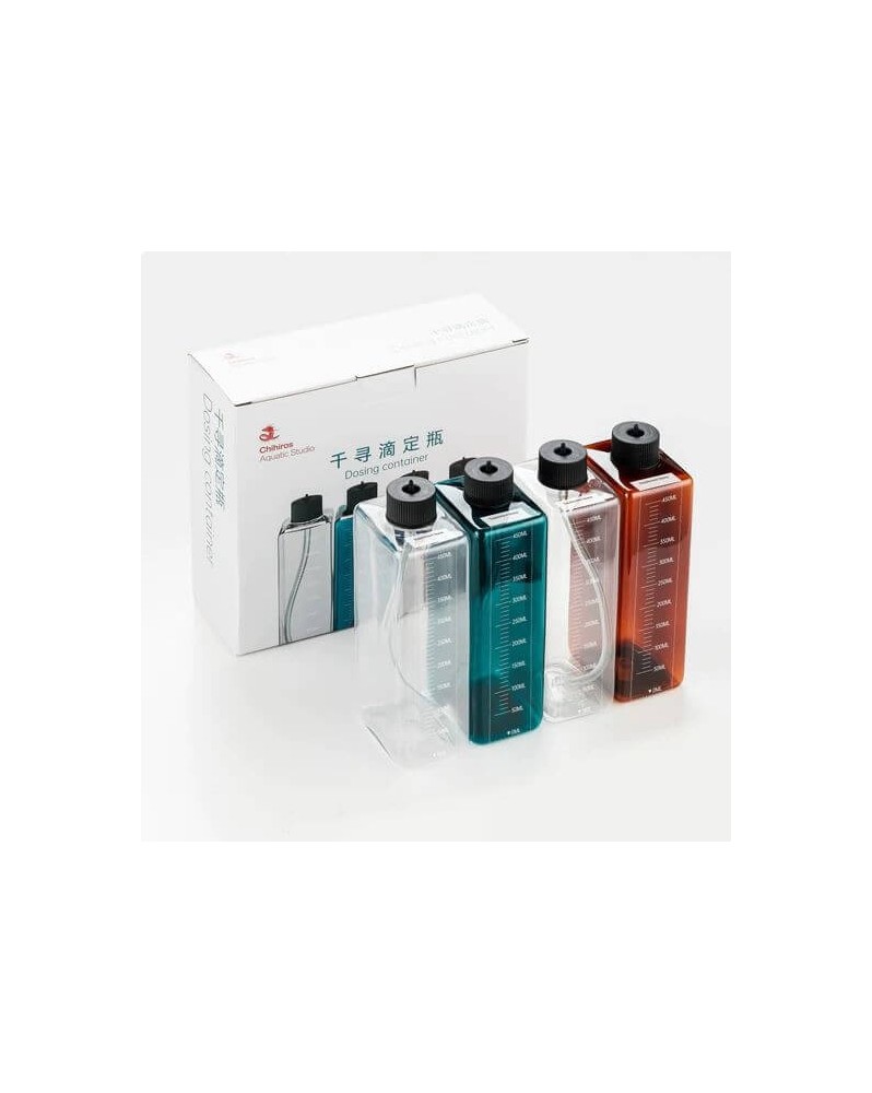 Lot 4 flacons colores pour pompe dosage Chihiros