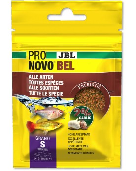 Granules prebiotiques S pour poissons 3 a 10 cm