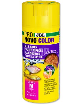 Granules M prebiotiques pour poissons 8-20 cm - Couleurs vives
