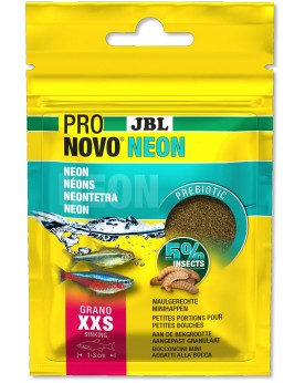 Granules prebiotiques XXS pour neons et petits characins