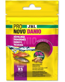Granules XS pour barbus et danios 3 a 5 cm