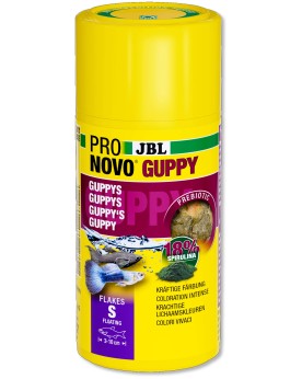 Flocons S pour guppys et poeciliides, ingredients naturels