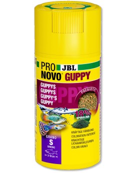 Granules S pour guppys et poissons ovovivipares