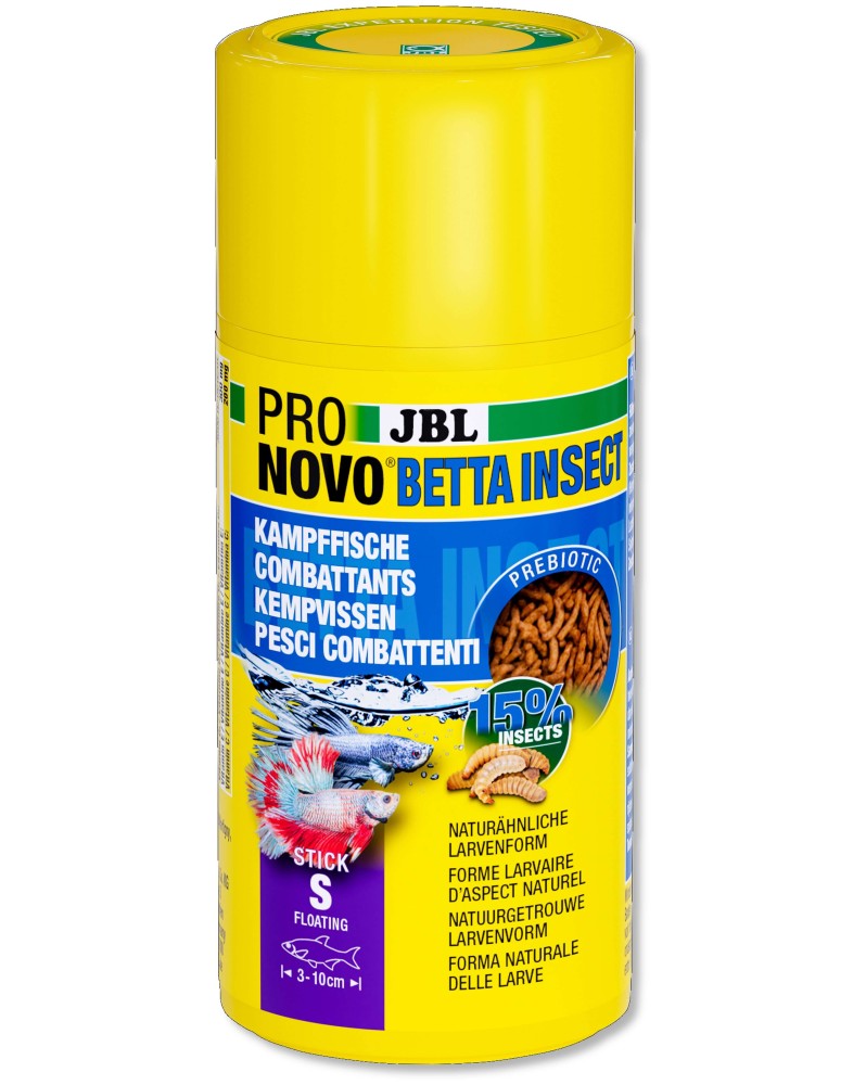 Batonnets prebiotiques pour betta avec astaxanthine