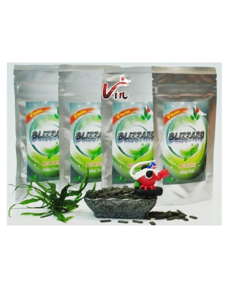 Vin Blizzard Shrimp Food - emballage et granules