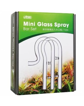 Set cannes verre ISTA pour nano aquarium, ventouses