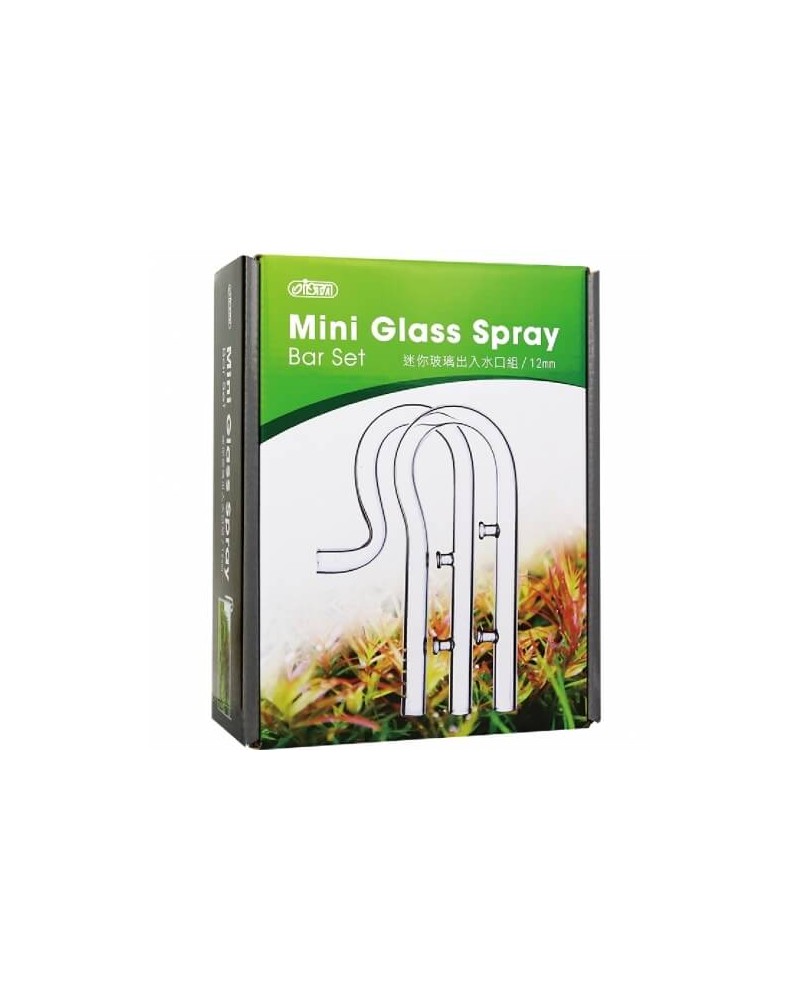 Set cannes verre ISTA pour nano aquarium, ventouses