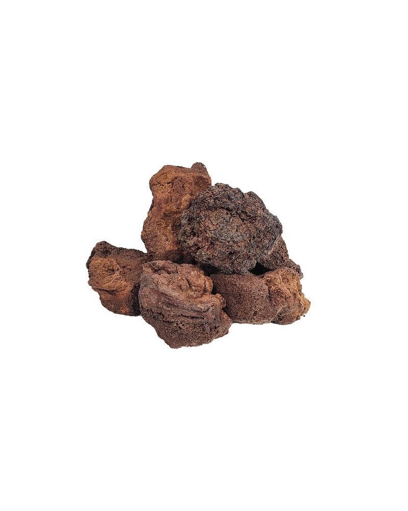 Roches volcaniques brun fonce 3 a 10 cm