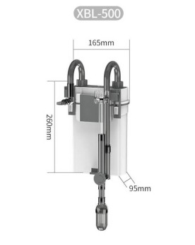 Filtre externe suspendu XBL-500