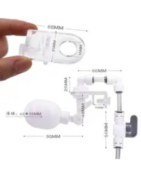 Flotteur avec robinet pour tuyau osmoseur 1 4