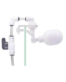 Flotteur avec robinet pour tuyau osmoseur 1 4