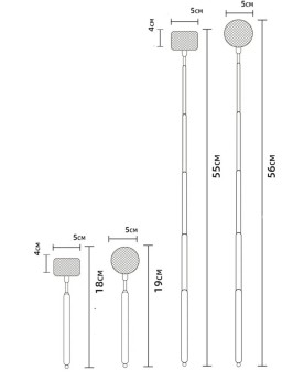 Epuisette retractable Aquapro manche blanc