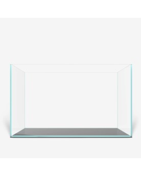 Aquarium verre ultra transparent 60x30x36 64L tapis noir
