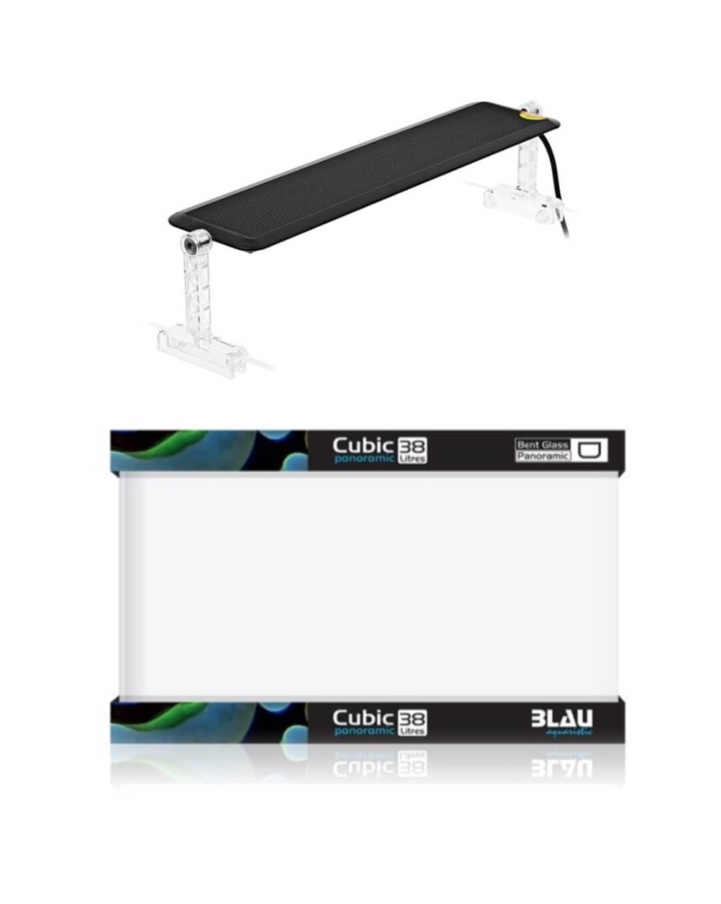 Kit Aquarium Blau Cubic 45cm 38L avec Chihiros A2