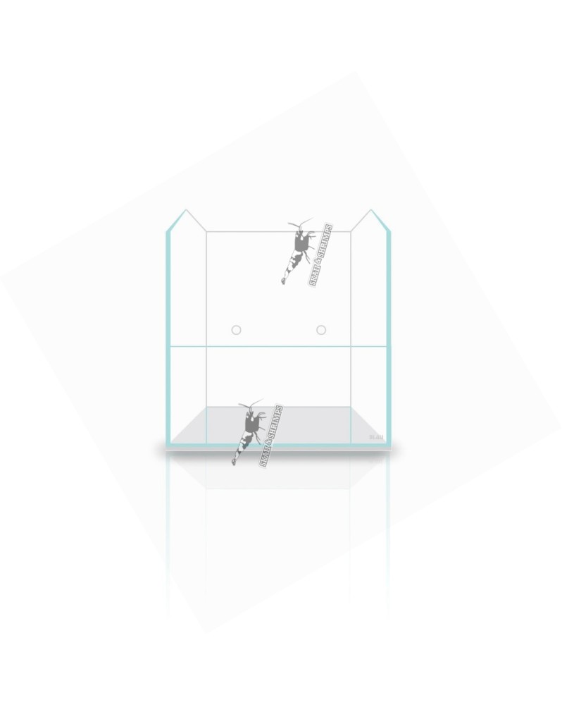 Blau Cubic Paludarium 35 verre extra clair 35x35x15-45cm
