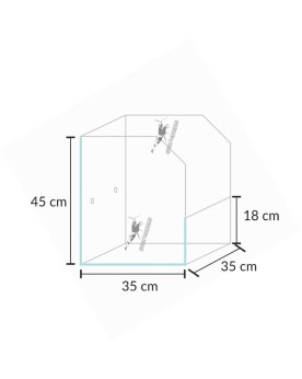 Blau Cubic Selva 35 paludarium 35x35x45 cm