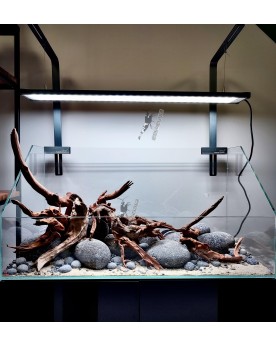 Black Lava Pebbles - galets volcaniques gris pour aquarium