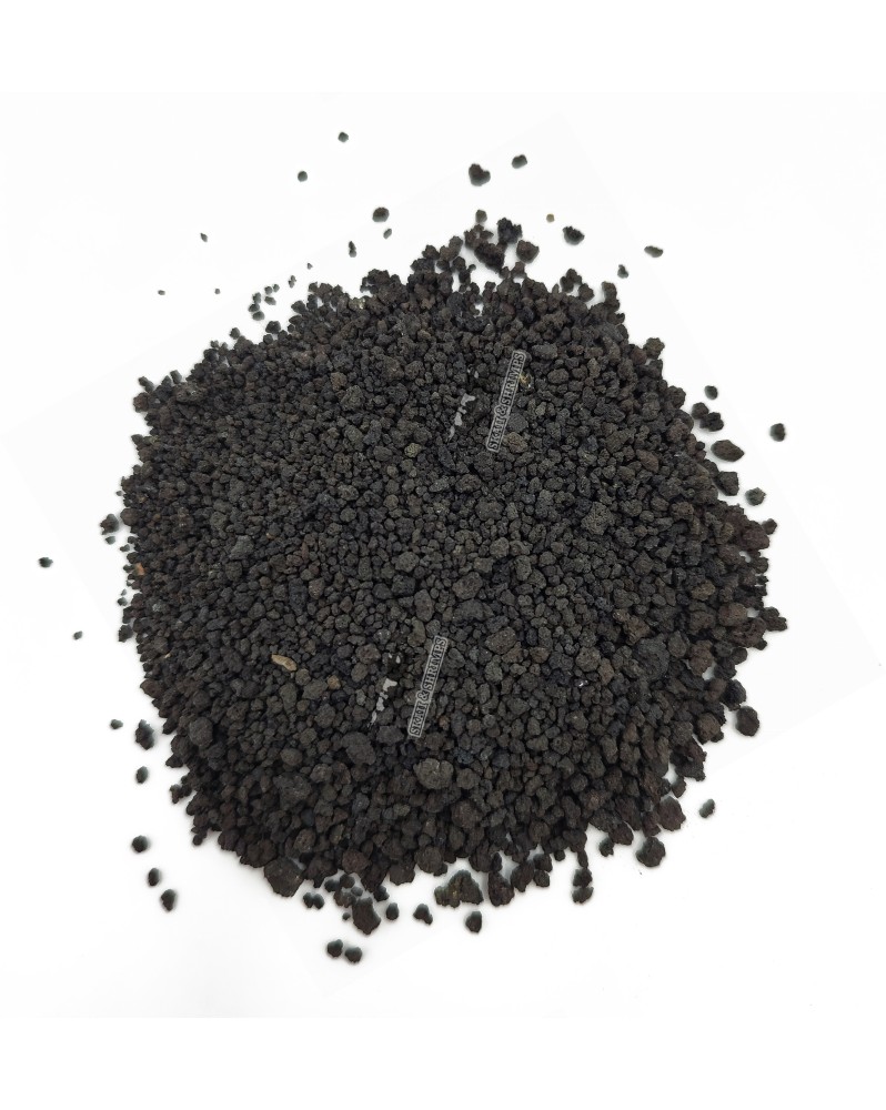 Gravier black lava 1 a 5 mm pour aquarium