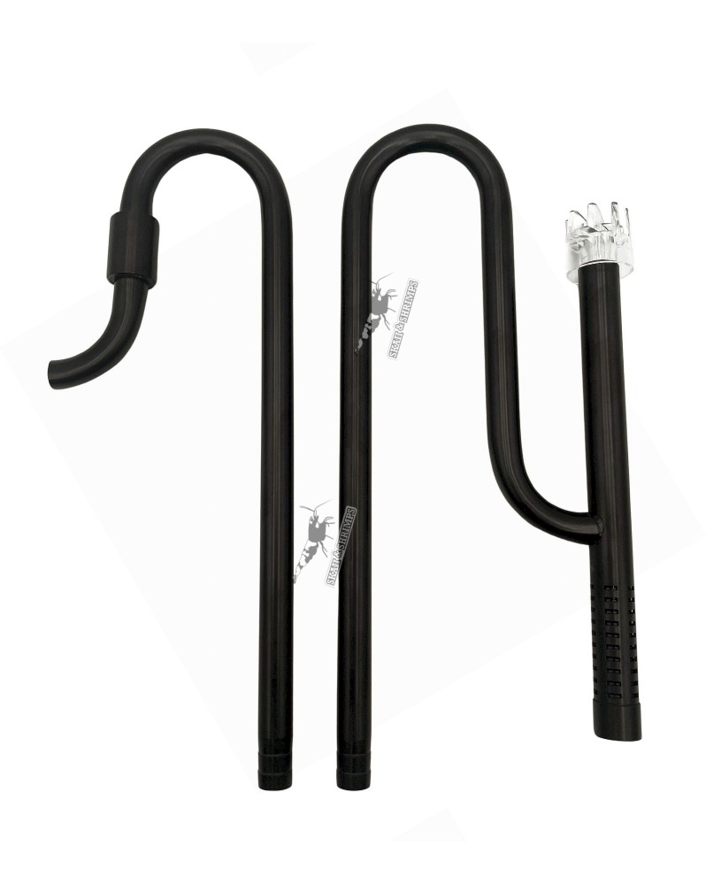 Mini skimmer inox noir mat 12/16 mm - rotatif