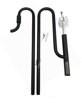 Pipes Inox Black InOut avec Skimmer regable 12 16 mm