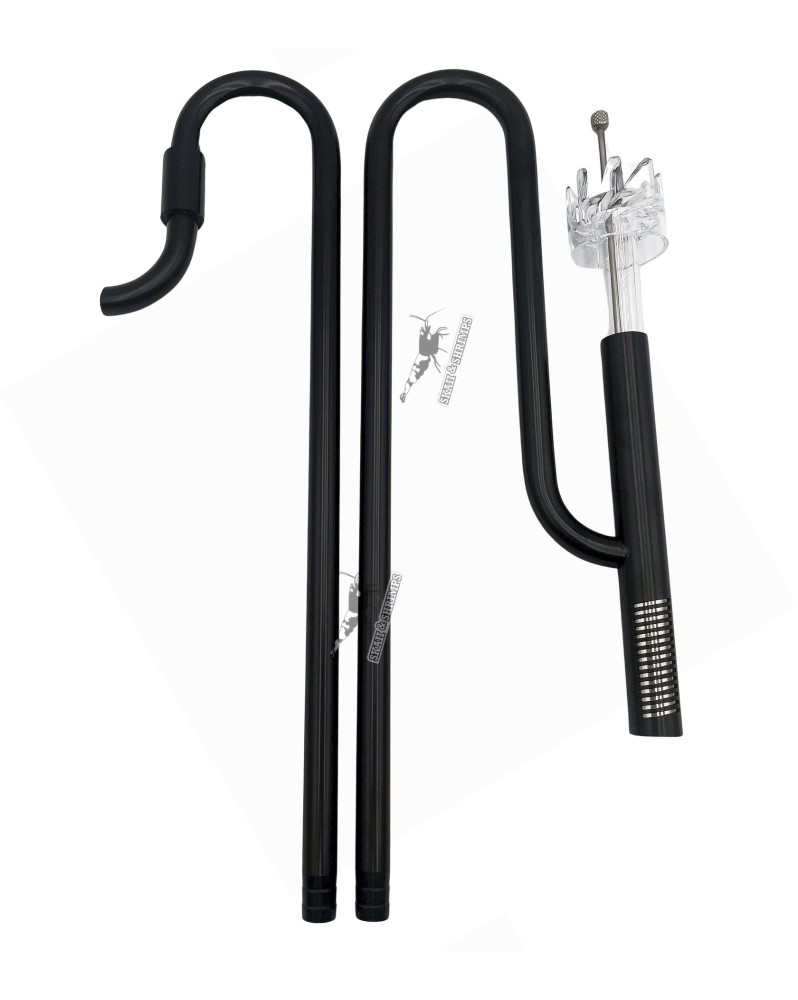 Pipes Inox Black InOut avec Skimmer regable 12 16 mm