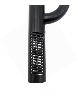 Pipes Inox Black InOut avec Skimmer regable 12 16 mm