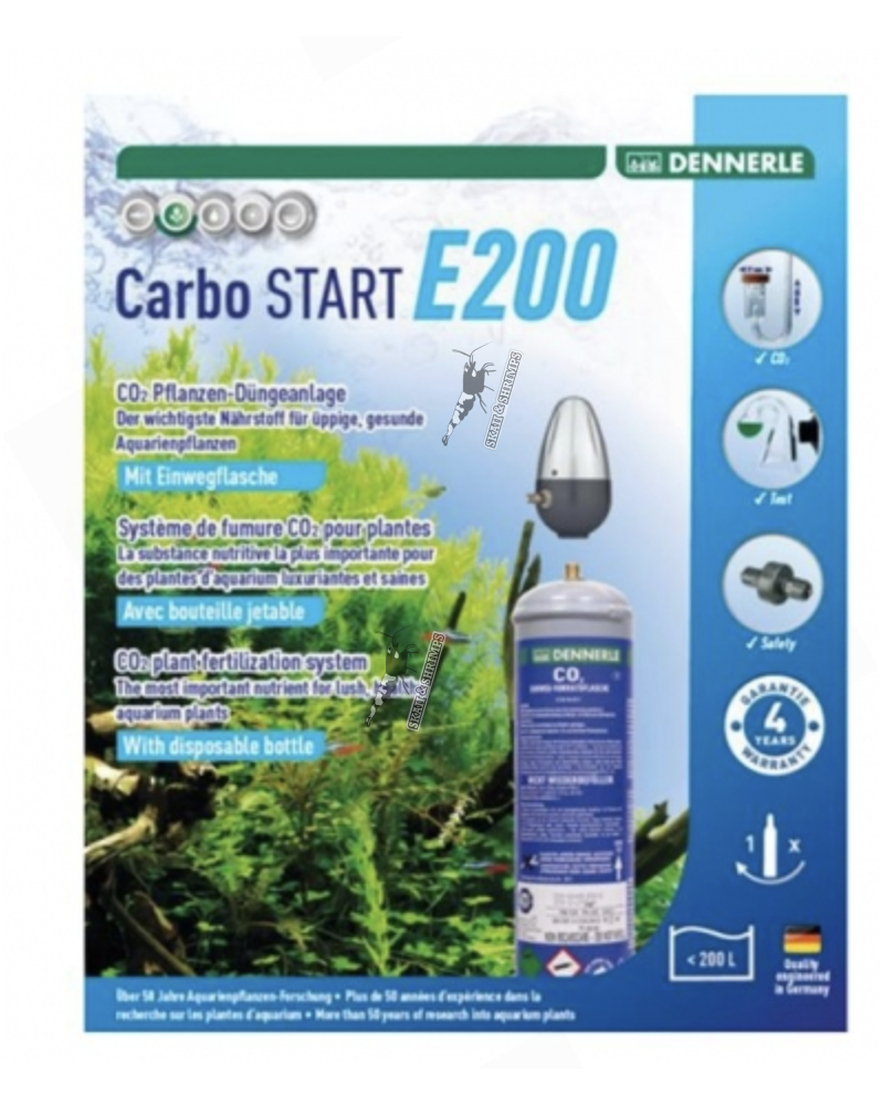 DENNERLE Carbo Start E200 kit CO2 pour 200 L