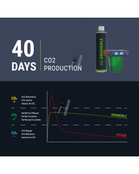 Kit CO2 bio Dennerle pour aquarium jusqu a 80L