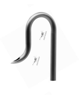 Viv Metal Jet Outflow 17mm - canne inox mate