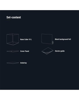 Nanocube Dennerle nano aquarium design arrondi pour crevettes