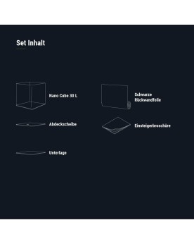 Nanocube Dennerle nano aquarium bords arrondis