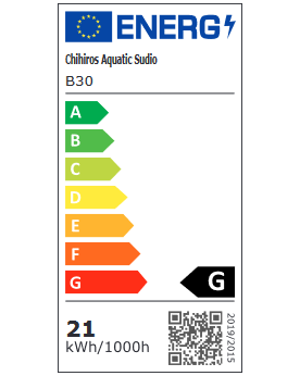 Chihiros B-line B30 LED WRGB pour aquarium 30-50 cm